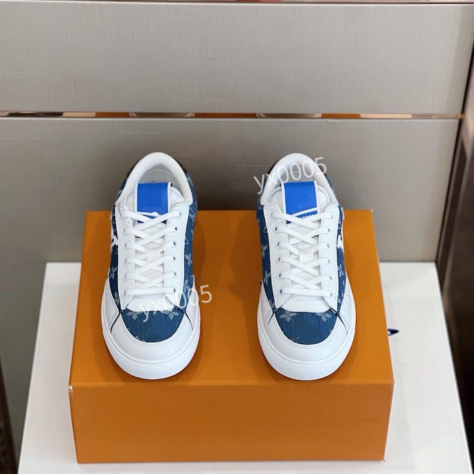 

2023 Suede Calfskin Boots Sneakers Fabric Laminated Designer Casual Shoes Luxury men Reflective Sneaker Calfskin size38-45 edj220811, 03