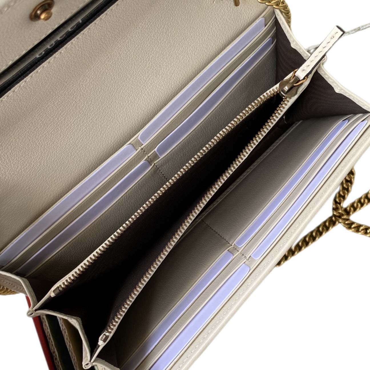 

Luggage designer bags wallet card holder chains crossbody women handbags cousin shoulder bags lady quality women letter purse wallet leather fashion quality, White