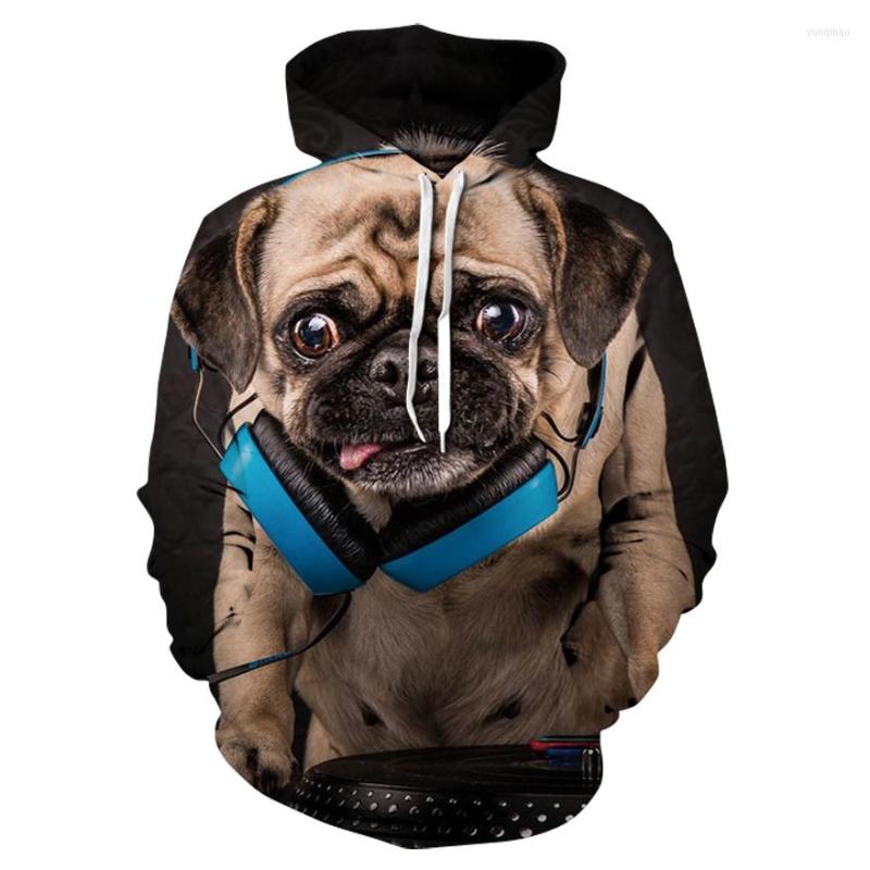 

Men's Hoodies 3D Printed Casual Long Sleeve Hoodie Fashion Design For Men And Women Animal Dog Comfortable, Picture color
