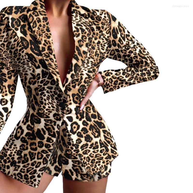 

Women's Suits Autumn V Neck Jackets Suit Casual Slim Women Solid Long Sleeve Blazer 2pcs/Top Office Lady Single Button Coat And Shorts, Black