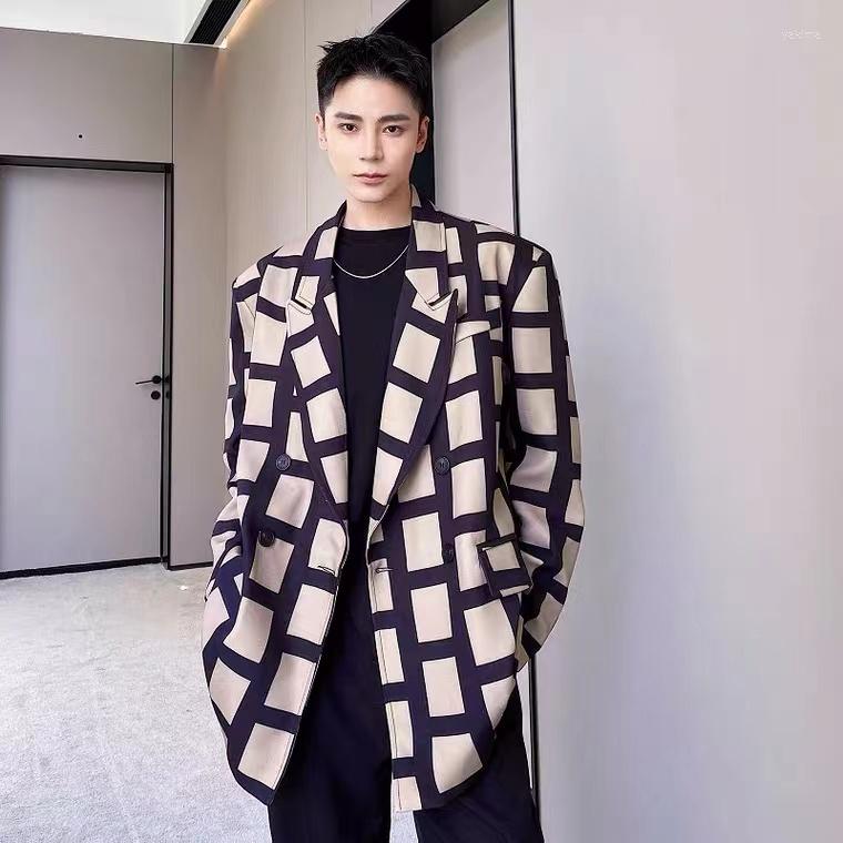 

Men's Jackets J1232 Fashion Men's Coats & 2023 Runway Luxury European Design Party Style Clothing, Picture shown