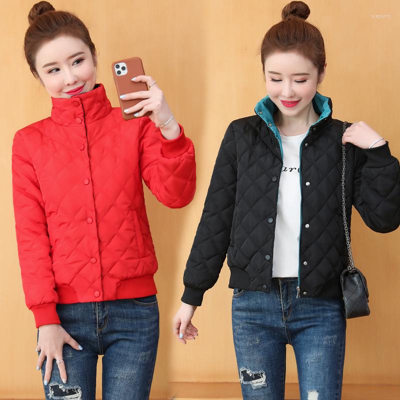 

Women's Trench Coats Fashion Women's Cotton Coat 2023 Winter Women Stand-up CollarShort Warm Jacket Parkas Parka Outwear, Ivory