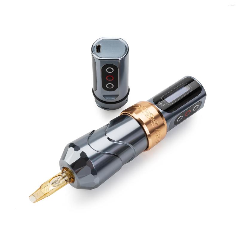 

Tattoo Machine Flux Max Wireless Kit Lithium Battery Power Supply LED Digital 0.1v 0.5v Adjust For Body Art