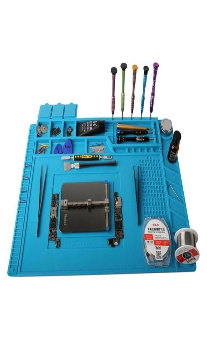 

Professional Hand Tool Sets ESD Heat Insulation Working Mat Soldering Station Iron Phone Computer Repair Magnetic Heatresistant B1297767