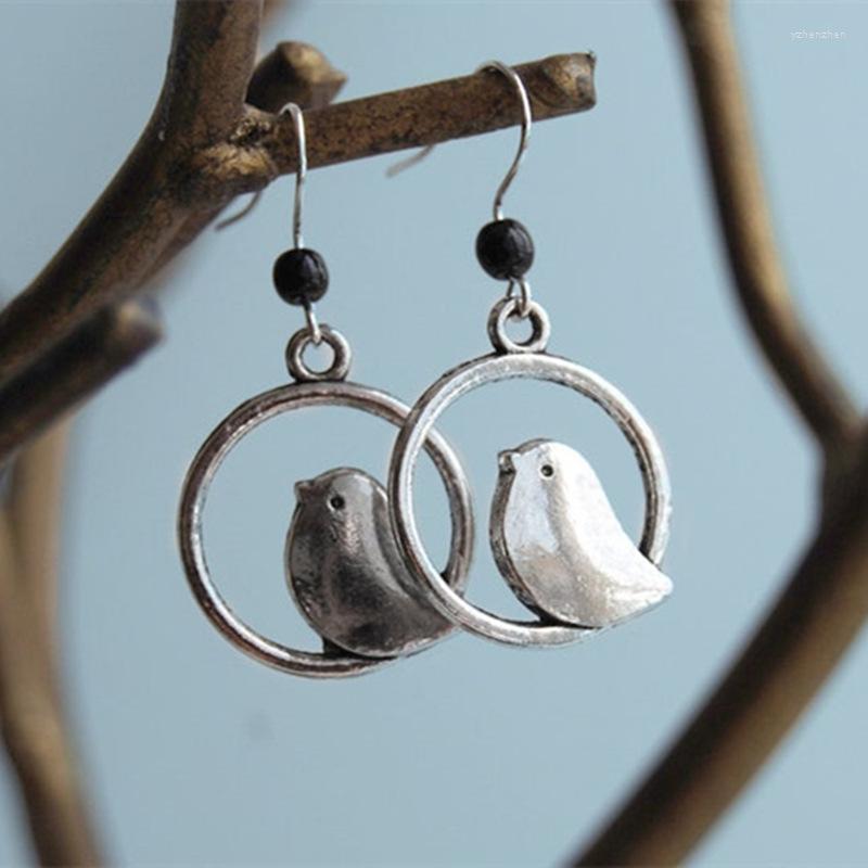 

Dangle Earrings Vintage Bohemian Style Bird Pendant Novelty Funny For Women Alternative Animal Statement Jewelry Harajuku Accessories