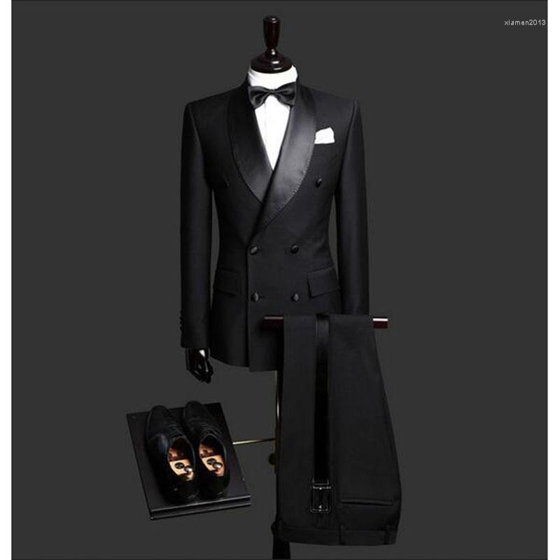 

Men's Suits Black With Double Spilt Causal Wedding Mens 2 Pieces Groom Tuxedos Prom Slim Suits(Jacket Pants Tie), Beige