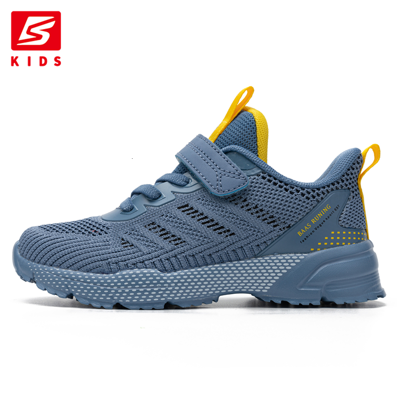 

Sneakers Baasploa Children Running Shoes Fashion Lightweight Boys Sport Sneakers Breathable Mesh Tenis School Shoes for Boys Kids Sneaker 230213, 431104-he