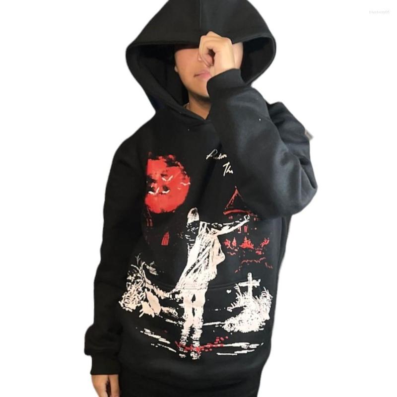 

Women' Hoodies Winter Clothes Women Gothic Aesthetic Sweatshirt Letter Print Y2k Hip-hop Harajuku Streetwear Vintage Kawaii Coat, Colour 1