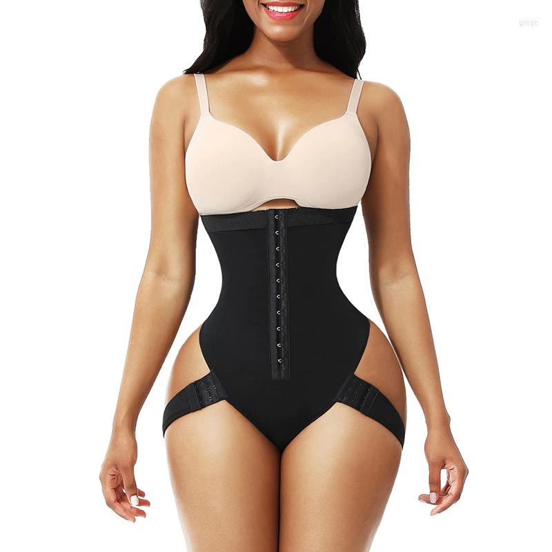 

Women' Shapers Burvogue Plus Size Thong BoyShort Panties BuLifter Body Shaper Tummy Control Women Underwear Open Bust Waist Trainer Girdles, Black