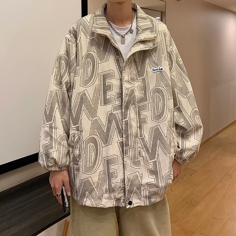 

Men's Jackets Autumn Winter Fashion Bomber for Men Baseball Uniform Oversized Coat and Coats Loose Student Casual Women Jacket 230213, Size instructions