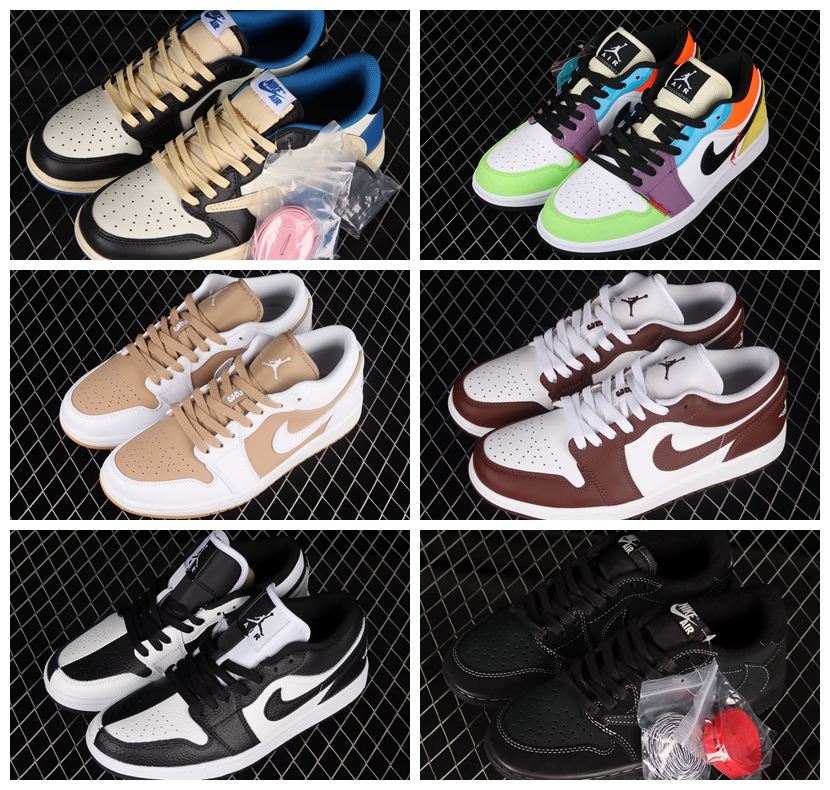 67color kym air jordan 1 chaussures basketball bas bas de basket-ball taille 4-13 nouvelle vente en gros dropshipping