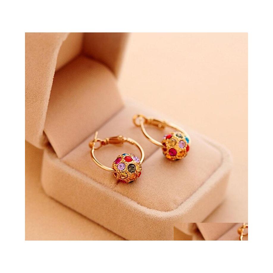 

Stud Pretty Earrings For Women Fashion 1Pair Beads Crystal Rhinestone Ear Drop Delivery Jewelry Dhrua