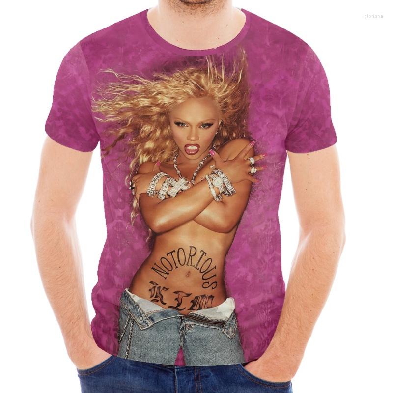 

Men's T Shirts REAL American US SIZE Notorious KIM Sublimation Printing T-Shirt, Picture shown