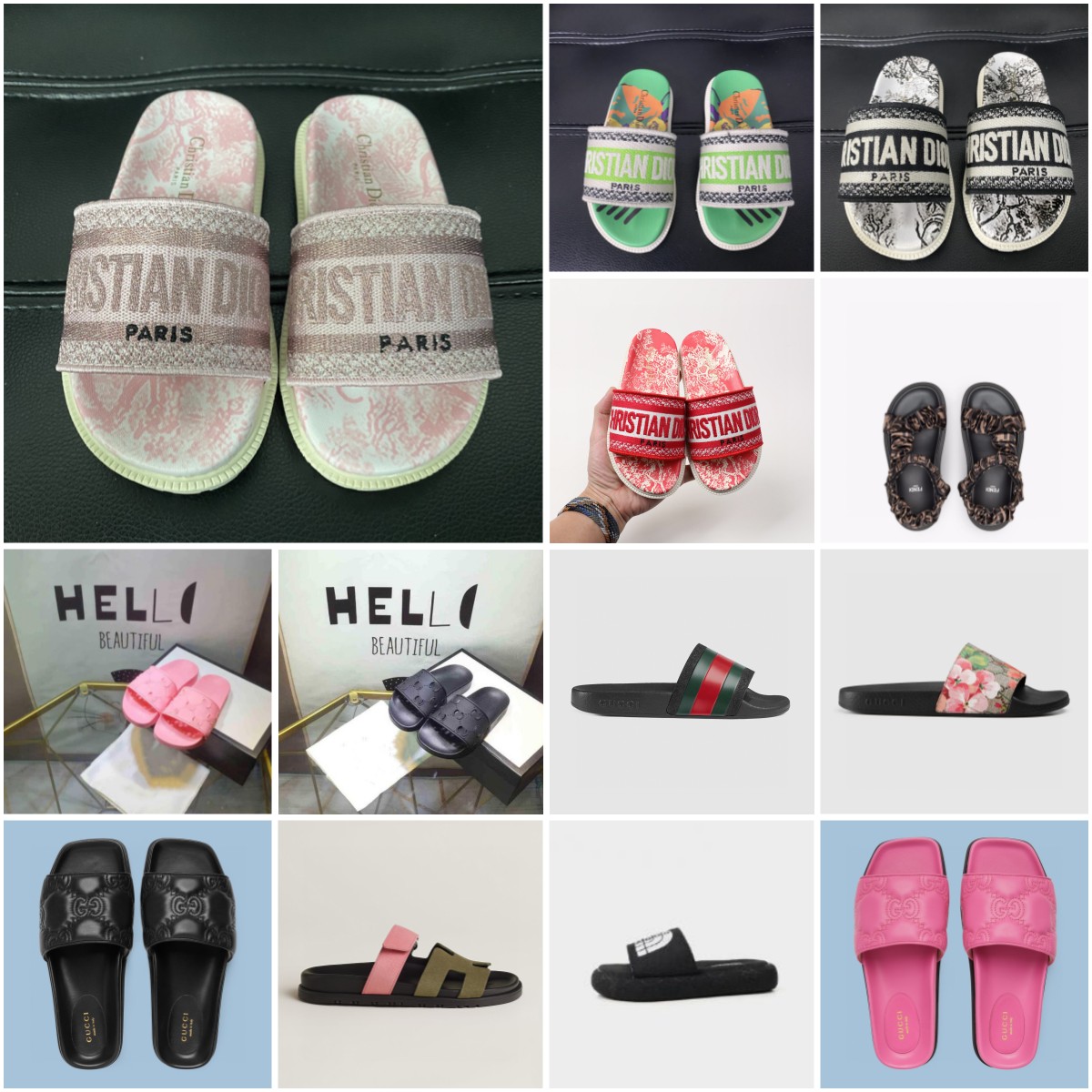 Marque Dupe enfants sandales été garçons sandales pantoufles nouveau designer enfants chaussures garçon chaussures décontractées 26-35
