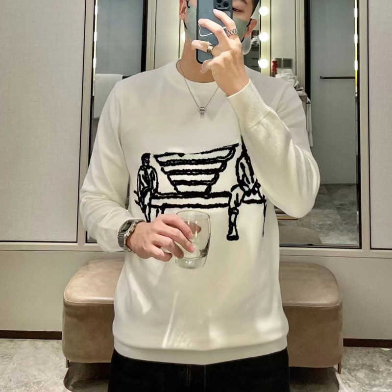 

Plus size cotton sweatshirt men women sweater GA designer sweaters casual hoodie long-sleeved tshirt fashion pullover shirt 4xl 5xl, White-tshirt