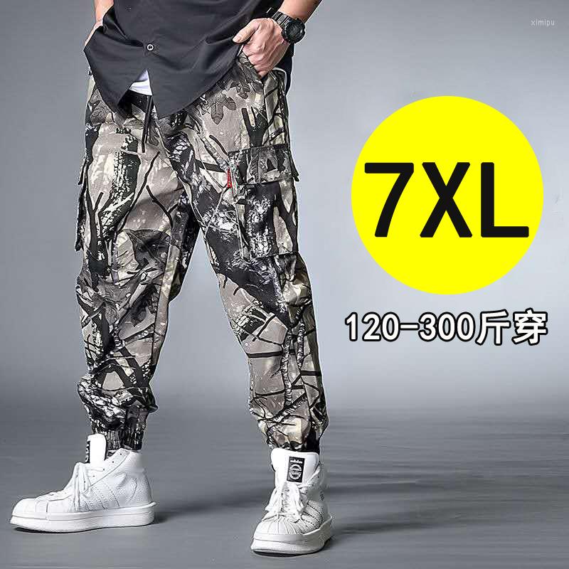

Men's Pants Spring Summer Men Jogger Streetwear Casual Cargo Pant Camouflage Military Tactics Sweatpants Oversize Trousers Plus Size 6XL 7XL, K70255