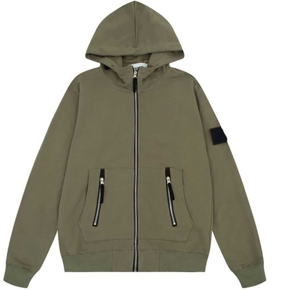 

Designer Men's Hoodies Sweatshirts Topstoney Mens Island Embroidered Badge Womens Cp Hoodie Multi-pocket Cardigan Sweater Size /l/xl/xxl48ks, 001
