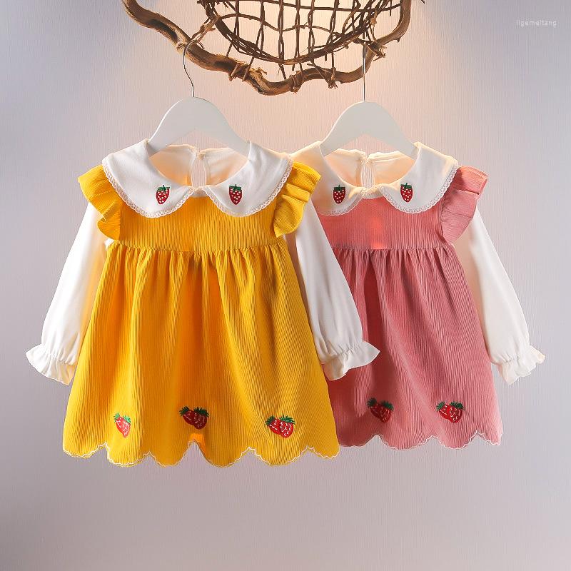 

Girl Dresses (4 Pieces/Lot) Girl's Fall Dress 081503