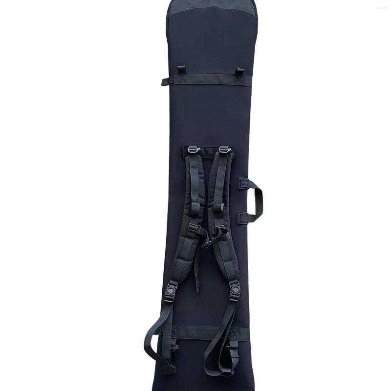 

Outdoor Bags 163cm Snowboard Bag With Padded Adjustable Portable Accessories Protector High Elasticity Carry Case Cover For Traveling, Picture shown