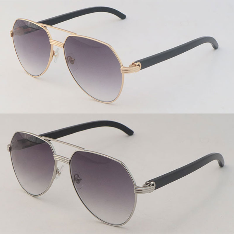 Original Black Buffalo Horn Sunglasses for women Large Round Frames Designer Unisex Sun glasses 0273S Mirror Eyewear Luxury Horn glasses frames for
