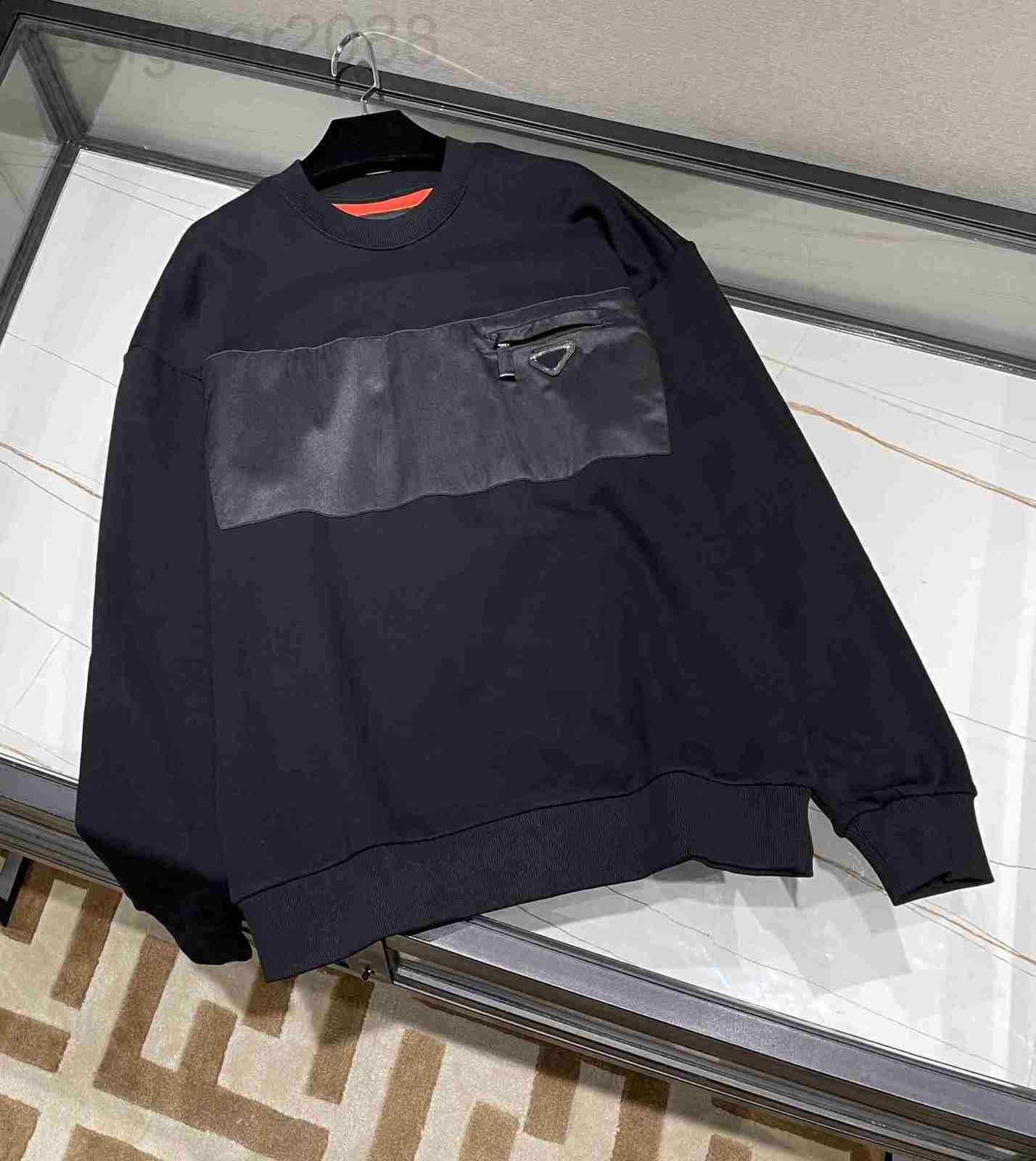 

Men' Hoodies & Sweatshirts fashion mens designer hoodie hoodies high-quality cotton material stitching design handsome men luxury black GUHQ
