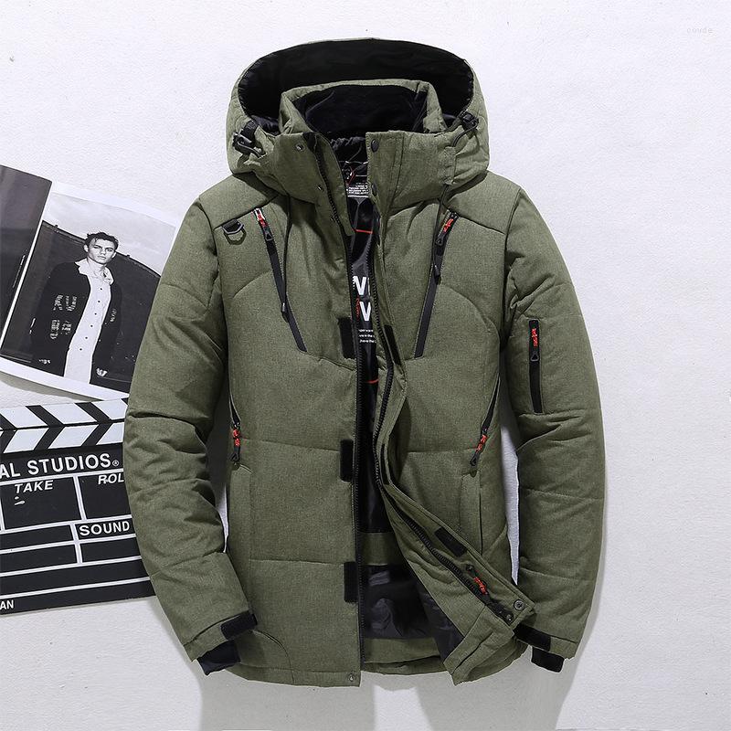 

Men's Jackets 2023 Male Thick Hat Cotton Liner Parka Men's Winter Down Jacket With Hood Autumn Warm Coat Casual Men Clothing, Black