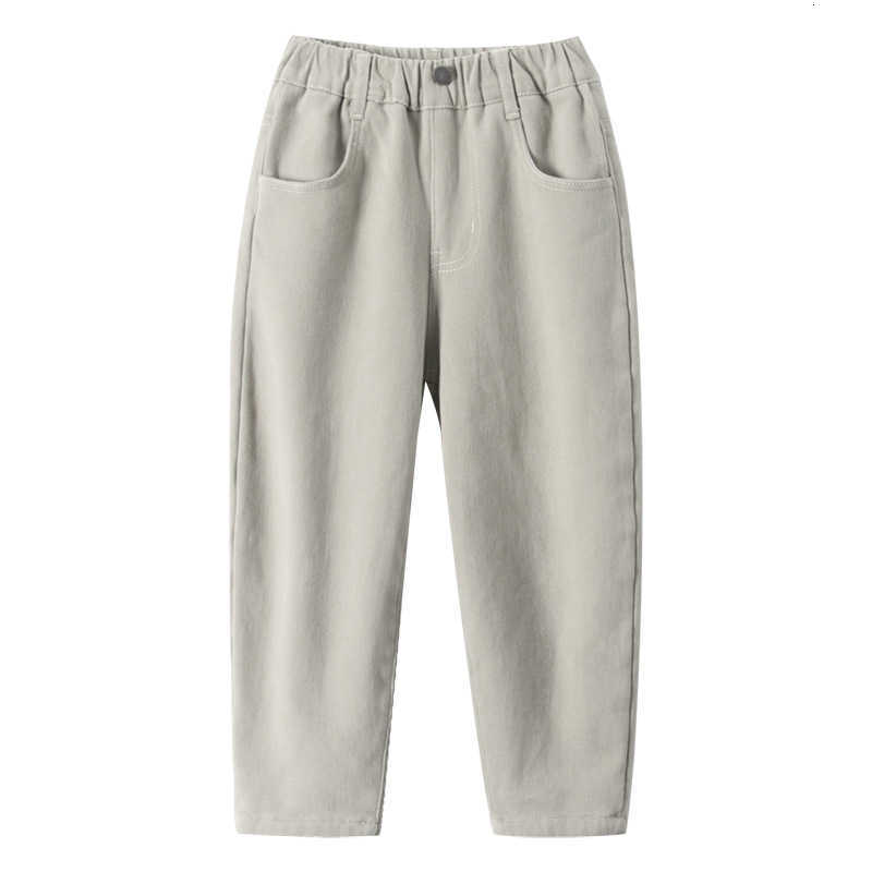 

Jeans Boys' All-in-one Plush Jeans Winter 1 New Style Chil1en's Plush Thickened Trousers Boys' Sports Pants Trend, Apricot green