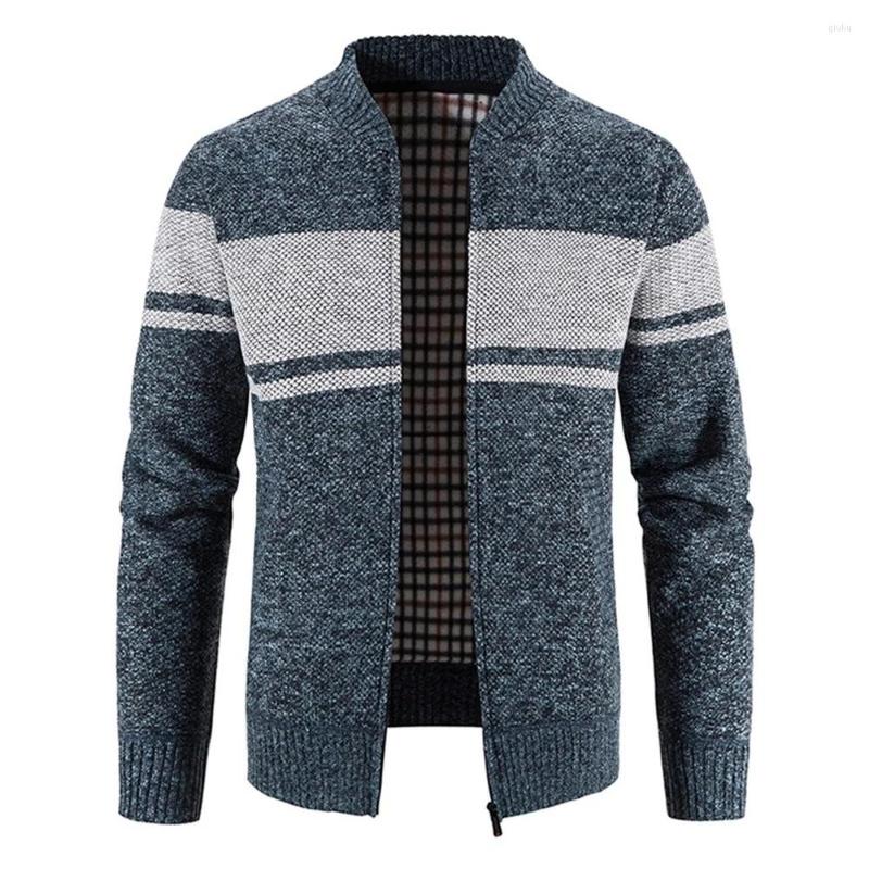 

Men' Jackets Men' Casual Jacket Cardigan Comfortable V-Neck Zipper 2023 Fashion, 04
