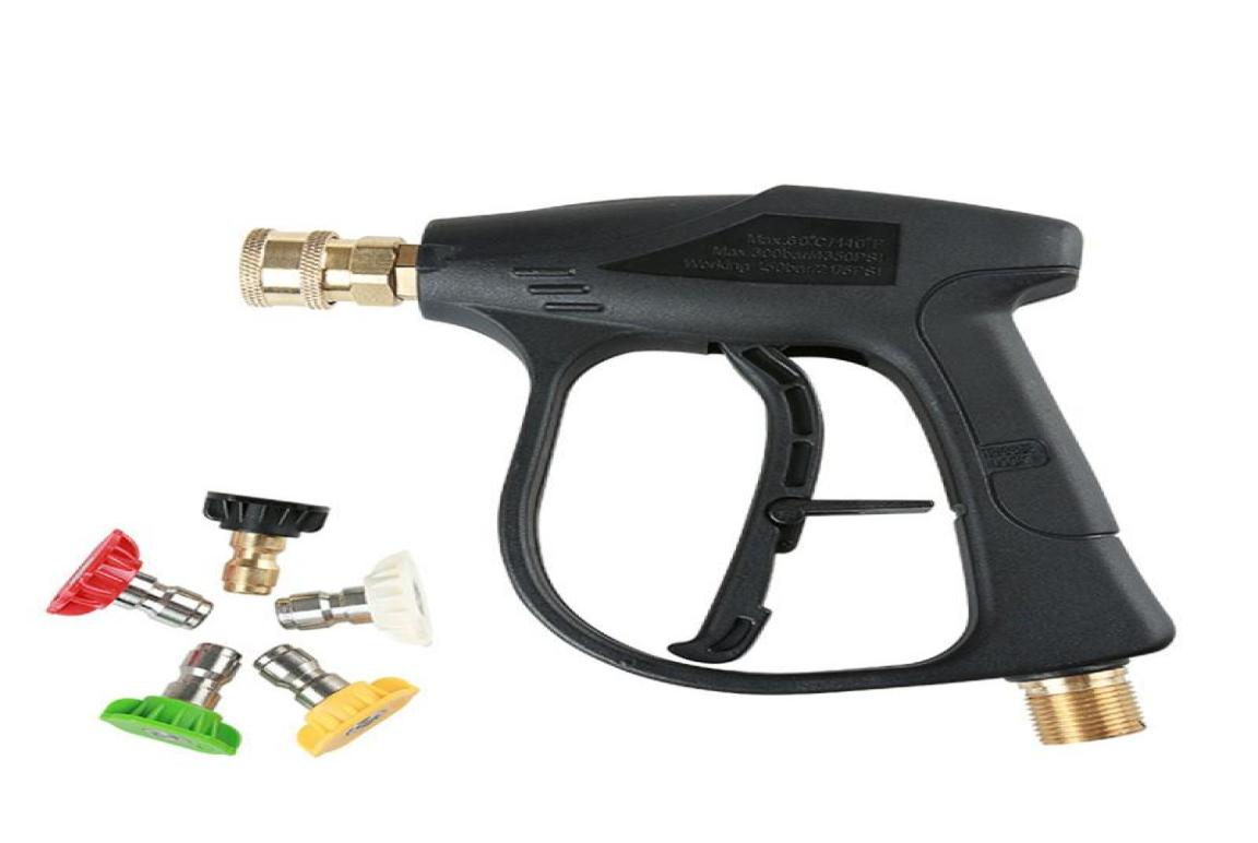 

Water Gun Snow Foam Lance High Pressure Washer Spray With 5color Nozzles Tips For Car CleaningWater8624991