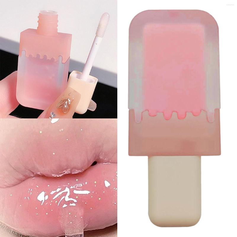 

Lip Gloss Oil Ice Water Light Glaze Glass Bundle With Candy Natural For Girls 1012