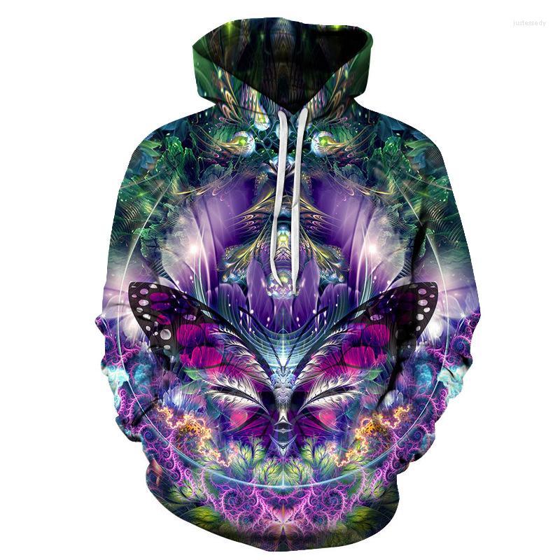 

Men's Hoodies 2023 Men 3D Hoodie Sweatshirt Fashion Printed Mandala Chakra Autumn Winter Sportswear Casual Pullover, Wy135