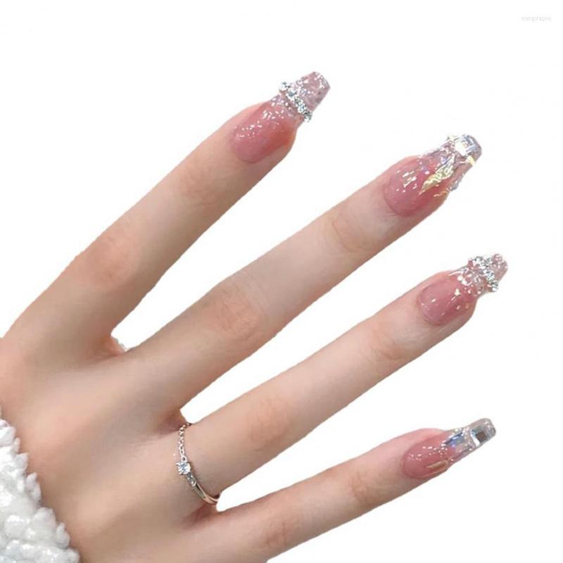 

False Nails Plastic Fake Tips Long Lasting Extend Good Artificial Stick On Type Decoration Set