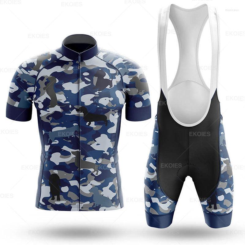 

Racing Sets 2023 Camouflage Cycling Jersey Set Summer Men's Short Sleeve Mountain Bike Bicycle Clothing Training Breathable Uniform, Jersey 9