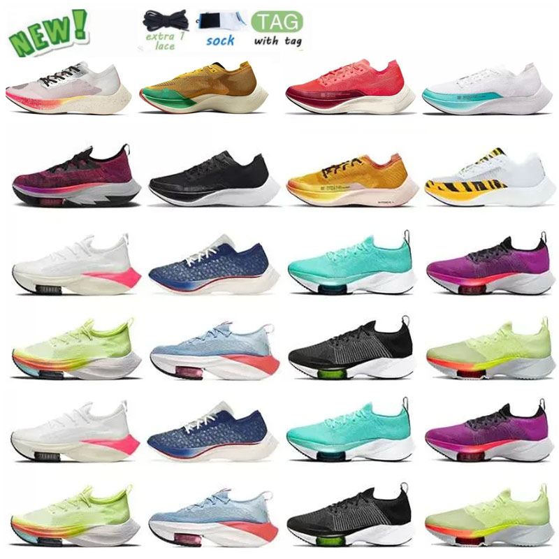 

Wholesale Zoomx Vaporfly Next% Mens Women Running Shoes Tempo Fly Knit Nature Rawdacious Aurora Barely Volt White Black Hyper Jade Pegasus Sneakers 36-45