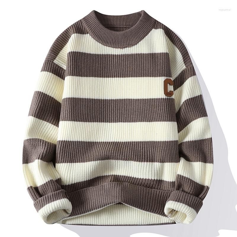 

Men's Sweaters Winter 2023 Fashion Bulky Sweater Man, Black