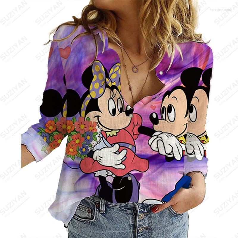 

Women's Blouses Fashion Long Sleeve Shirt Women Blouse V-Neck Turn Down Collar Casual Print, Zh75497fg