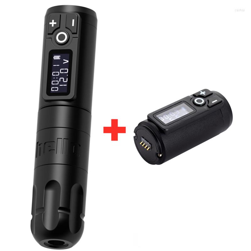 

Tattoo Machine 2023 Arrival Wireless Rotary Pen Swiss Motor Strong Quiet For Liner Shader Battery 1800mA/h