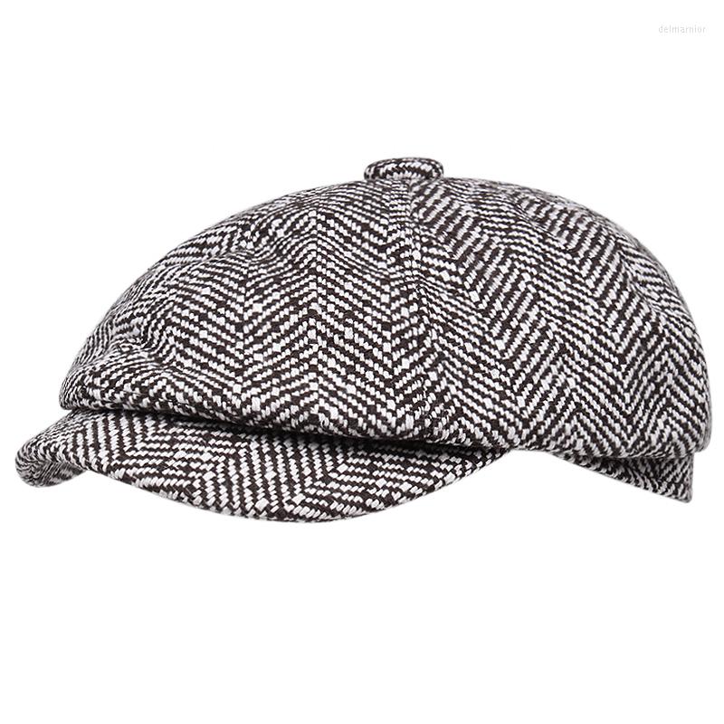 

Berets 2023 Men's Woolen Sboy Hat Ivy Driver Driving Wholesale, Khaki