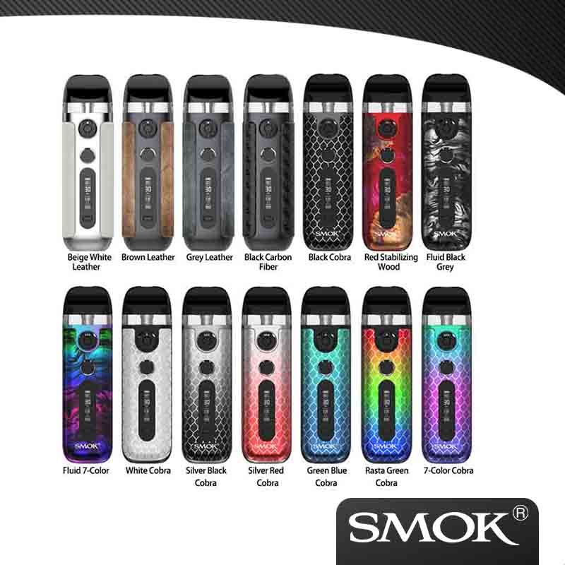 

Original SMOK NOVO 5 Kit 30W Built-in 900mAh Battery With 2ml Empty Meshed MTL Pod Electronic Cigarette Vaporizer, Leave us message