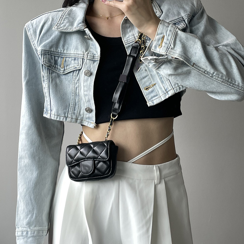 

CC Bag Cross Body Womens Cross Body Designer Vanity Waistpack Bags 4 Colors Trends Ladies With Bowknot Chest Coin Purse GHW Crossbody Should, Box