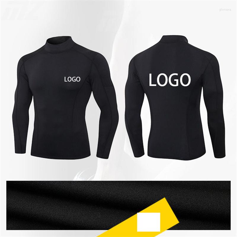 

Men' T Shirts 081 LOGO Quick-drying Running Men' Color-blocking T-shirt Breathable Fitness Tights Sportswear Cycling Short-sleeved, Black