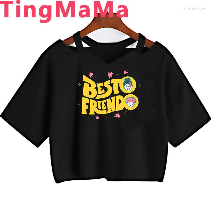 

Women' T Shirts Cartoon My O Friendo Jujutsu Kaisen Shirt Women Kawaii Japanese Anime Graphic Y2k Aesthetic Grunge T-shirts Female, 5846kkk