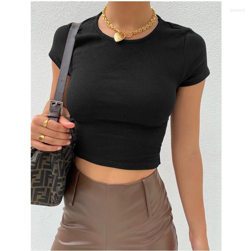 

Women' T Shirts Women Backless Rib Knit T-Shirts Sexy Short Sleeve Solid Lace-Up Slim Fit Crop Tops Sleeveless Y2k Camisole, Black