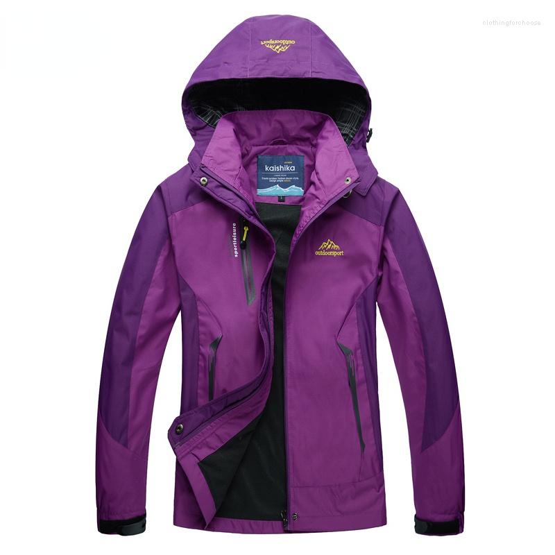 

Men's Jackets Camping Hiking Jacket Women Autumn Outdoor Sports Coats Climbing Trekking Windbreaker Travel Waterproof Purple Rosy, Pruple