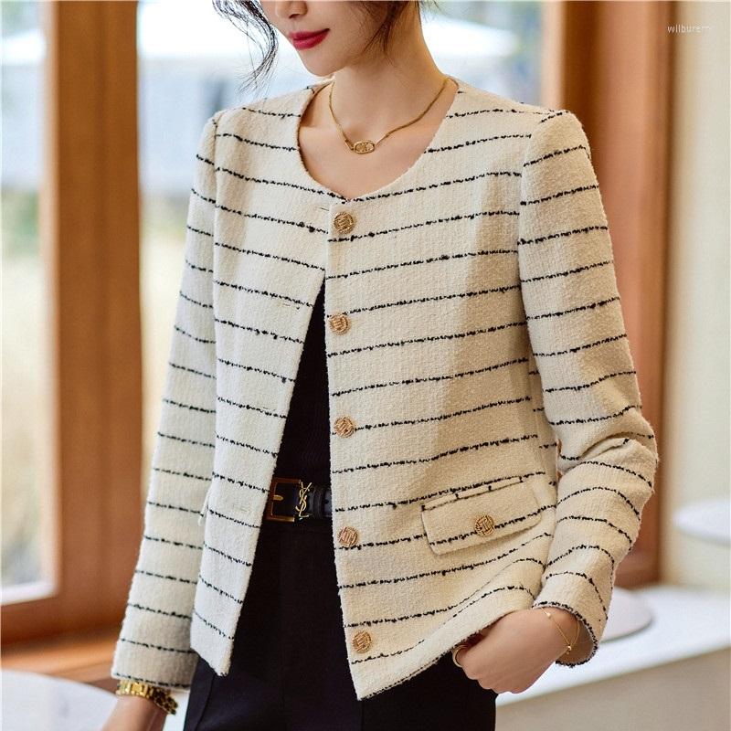 

Women' Suits High Quality Fabric Est Arrival Women Blazer Coat Jackets Outwear Long Sleeve Formal Tops Blaser Business Work Wear OL Styles, White
