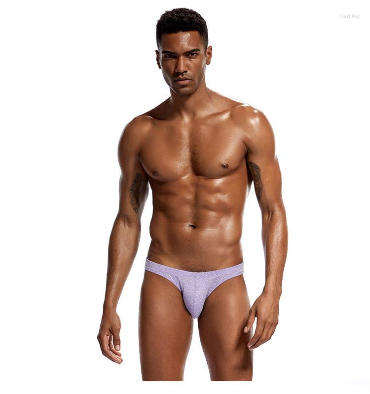 

Underpants Brand Cotton Fabric Cuecas Gay Men Pouch Underwear Sexy Mens Bikini Briefs Panties Calzoncillos Hombre Slips