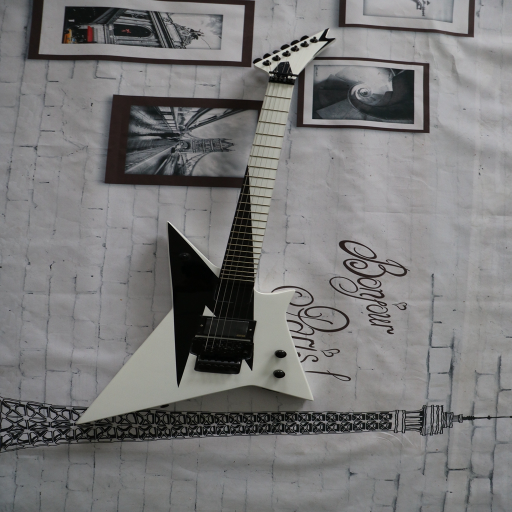 

White lightning special-shaped high-end pickup high-quality electric guitar, our store can customize various guitars