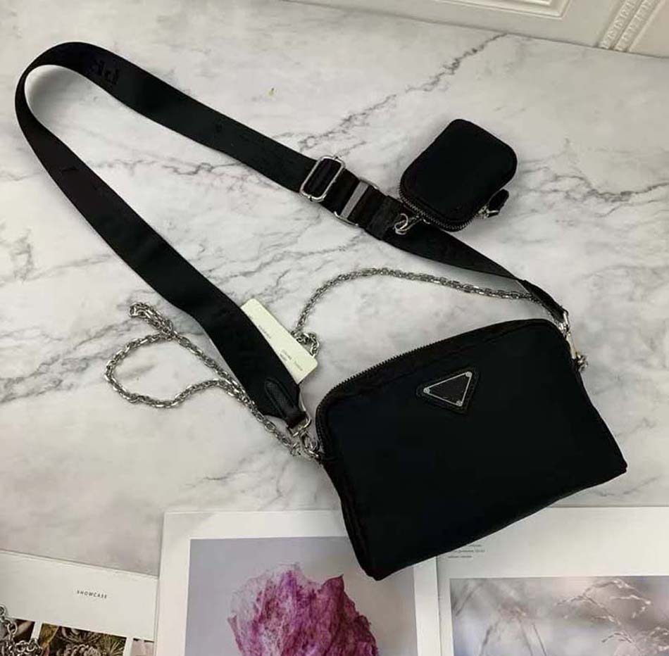 

2023 Designer bags Crossbody bag Nylon Handbags Luxury Purse Hobo Tote Fashion bag Wallet Shoulder bags Belt bags Women Lady Fashion bag four in one1, #6