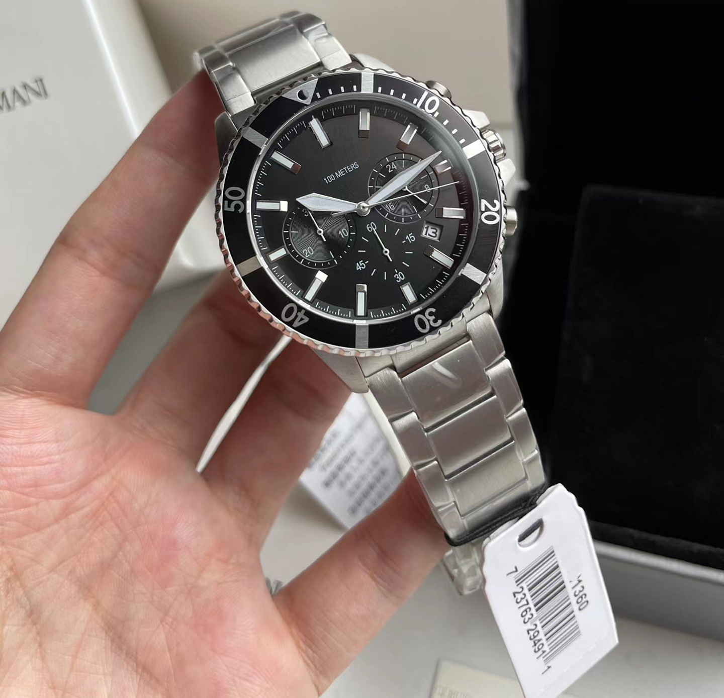 

Classic quartz watch Original movement stainless steel sapphire 11360 fashion AAA watches, Multi-color