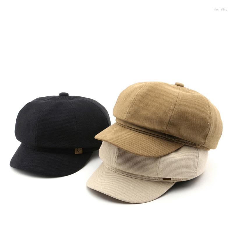 

Berets Octagon Hat Fashion Retro Solid Color Autumn-winter Warm British Painter's Outdoor Hipster Women Sun Block Visor Beret 2023, Khaki